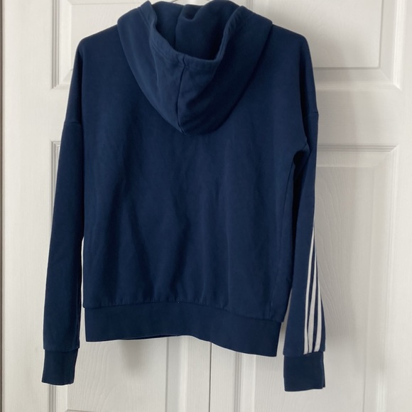 Adidas zip up track suit style hoodie - Picture 2 of 4